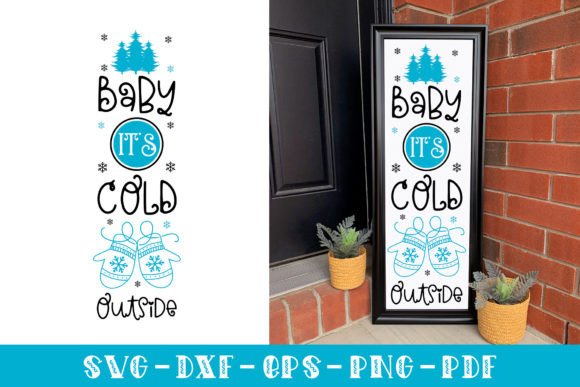 Review: Baby It's Cold Outside Porch Sign SVG for Embroidery