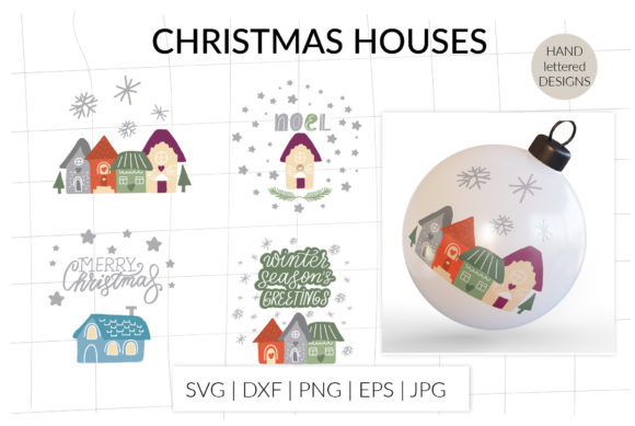Review: Christmas Houses SVG Bundle for Embroidery
