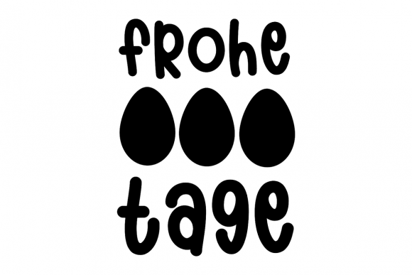 Review: Easter Quote Frohe Eiertage for Embroidery