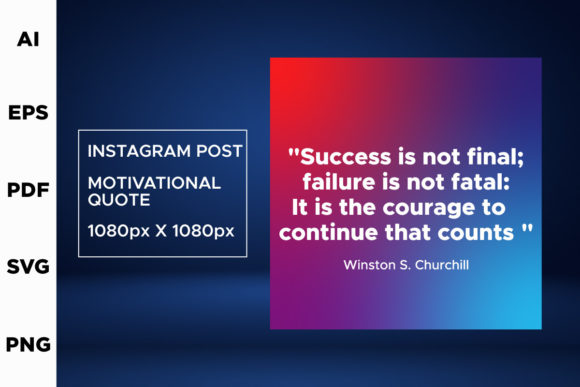 Review: Instagram Post with Motivational Quote for Embroidery