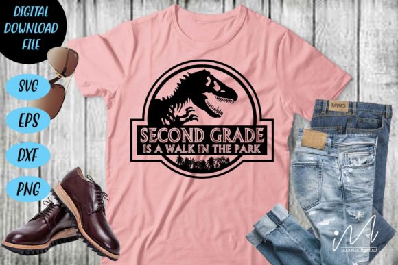 Review: Second Grade is a Walk in the Park Svg for Embroidery