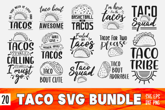 Review: Taco and Fiesta SVG PNG Design Bundle