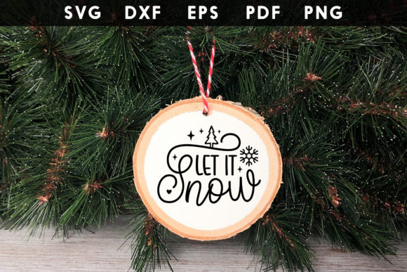 Reviewing Let It Snow SVG Christmas Ornament for Stitchers