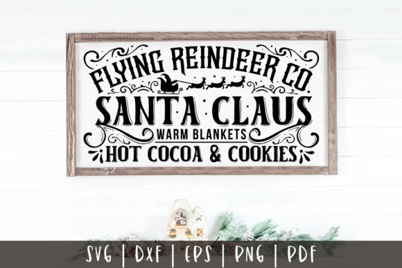 Reviewing the Flying Reindeer Co. Christmas Sign SVG