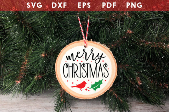 Reviewing the Merry Christmas Ornament SVG for Stitchers